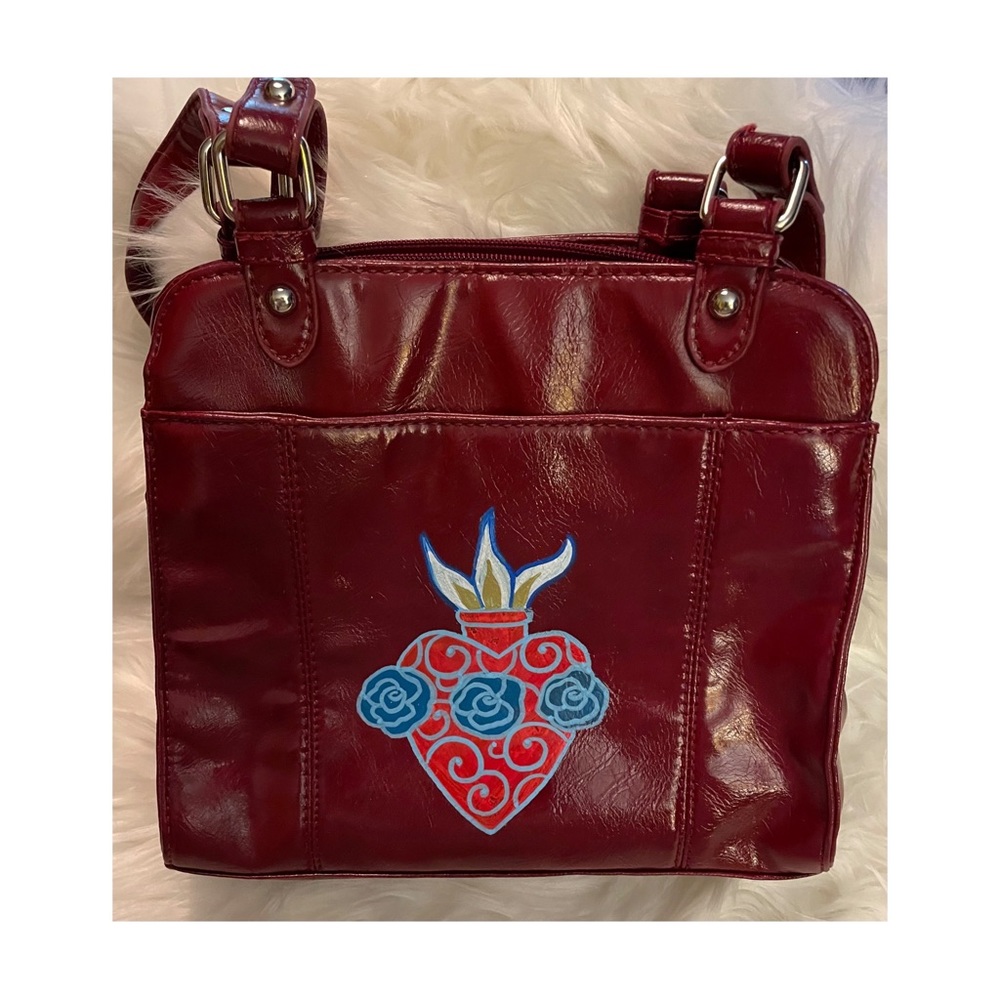 Folk Art Sacred Heart Handbag